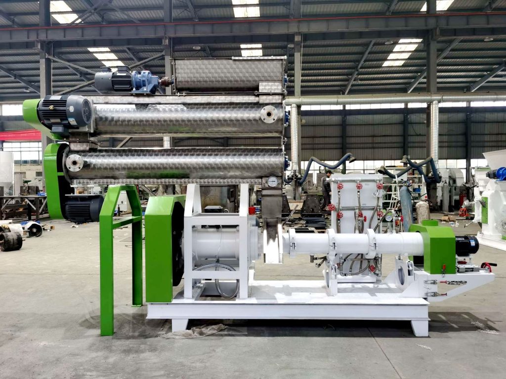 floating fish feed pellet machine