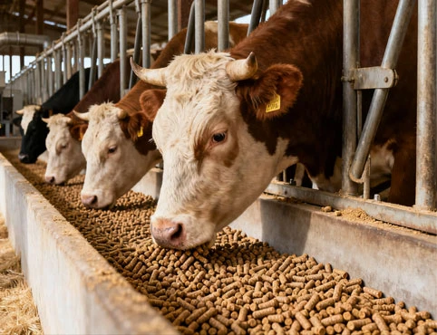 cow feed pellets