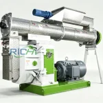 Single pig and sheep feed pellet machine, heavy-duty ring die pellet mill for livestock feed processing